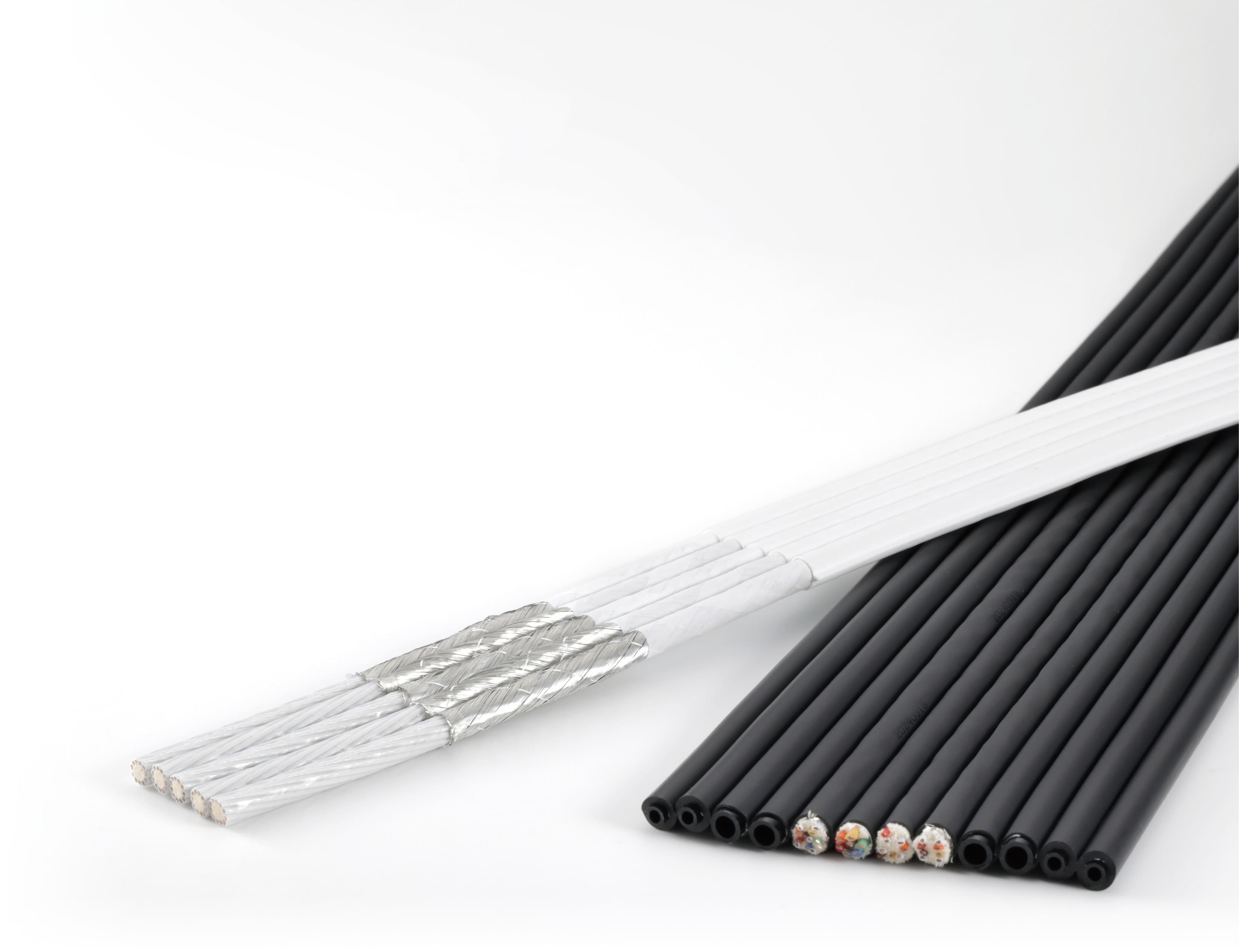 EPTFE Flat Cable  -  Narrow Pitch — Ultra-Narrow Pitch ePTFE Flat Cable